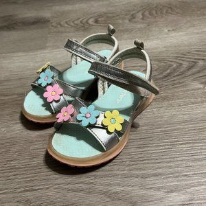 Carters Light Up Floral Sandals Toddler Size 8